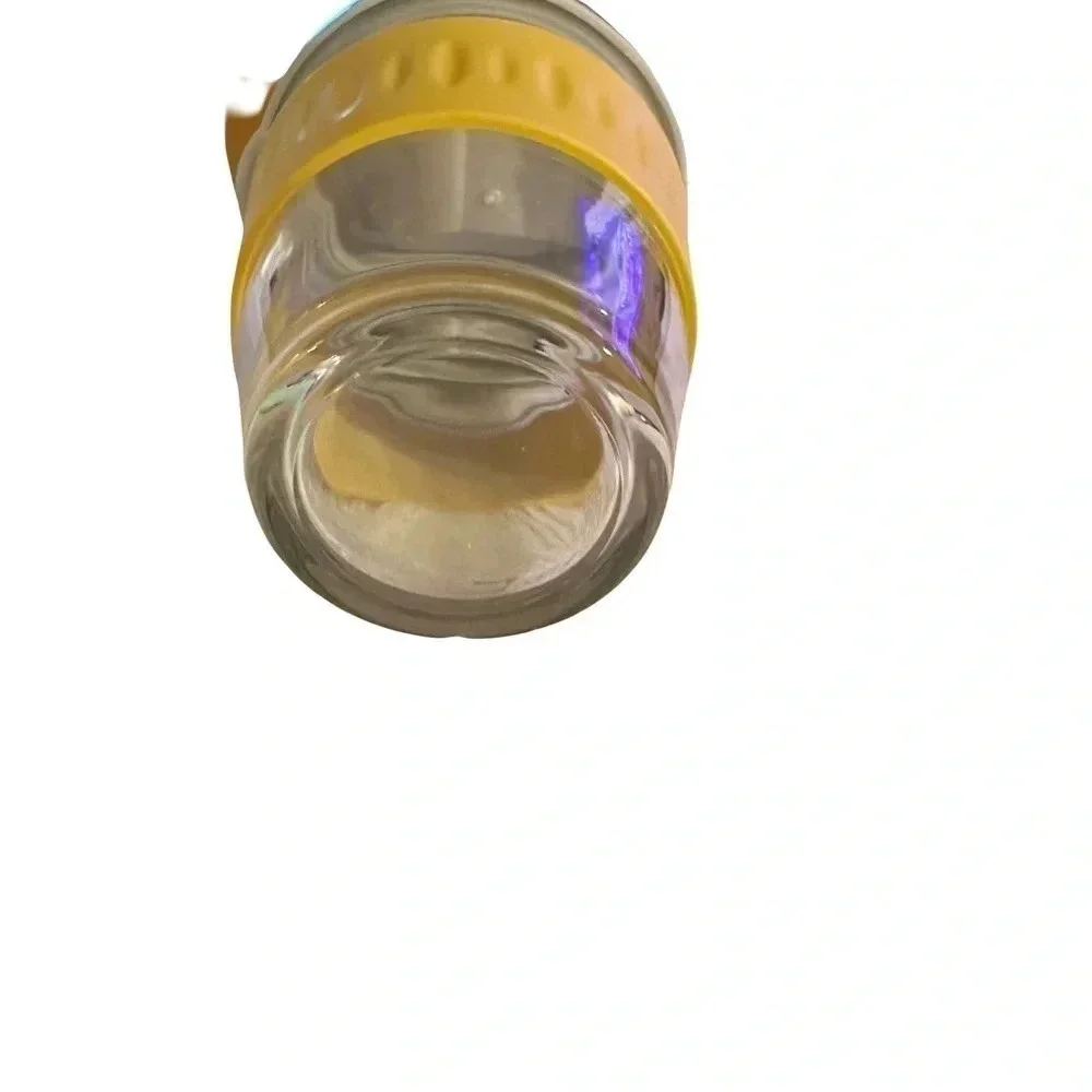 New‎ LovWish Glass Reusable Tea and Coffee Cup Travel Mug Yellow